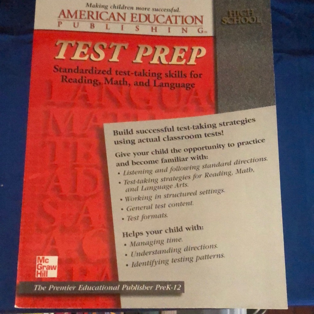 Schoolbooks- High School Test Prep
